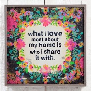 🌸🌞Natural Life Love Most Wooden Wall Art 🌞🌸